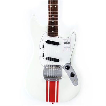 Fender Made in Japan 2023 Collection Traditional 60s Mustang (Olympic White with Red Competition Stripe/Rosewood) 画像9