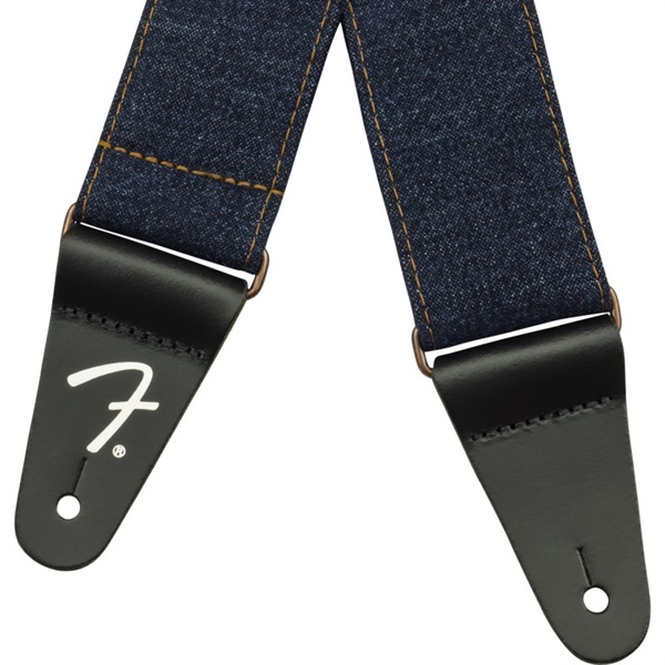 Fender USA Fender(R) x Wrangler(R)Denim Strap，Dark Indigo