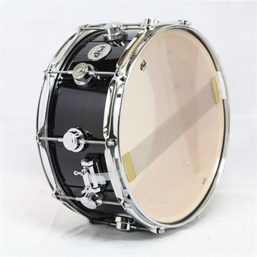 dw Collector's Pure Maple Snare Drum VLT 14×6.5／GLOSS BLACK Finish Ply [CLV1465SD/FP-GLBK/C] 画像3