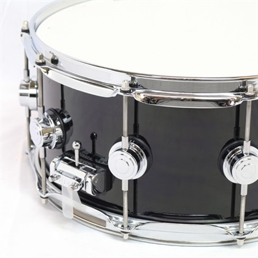 dw Collector's Pure Maple Snare Drum VLT 14×6.5／GLOSS BLACK Finish Ply [CLV1465SD/FP-GLBK/C] 画像5