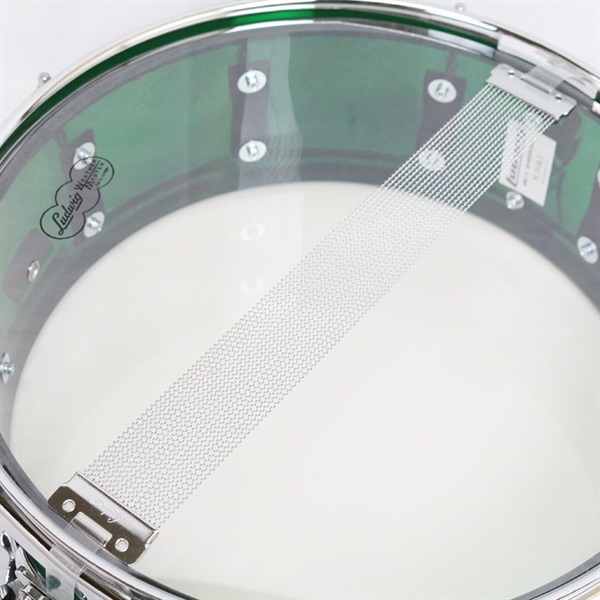 Ludwig Vistalite 50th Anniversary Limited Edition - Snare Drum 14×5 - Green [LS901VXX49] 【店頭展示特価品】 画像6