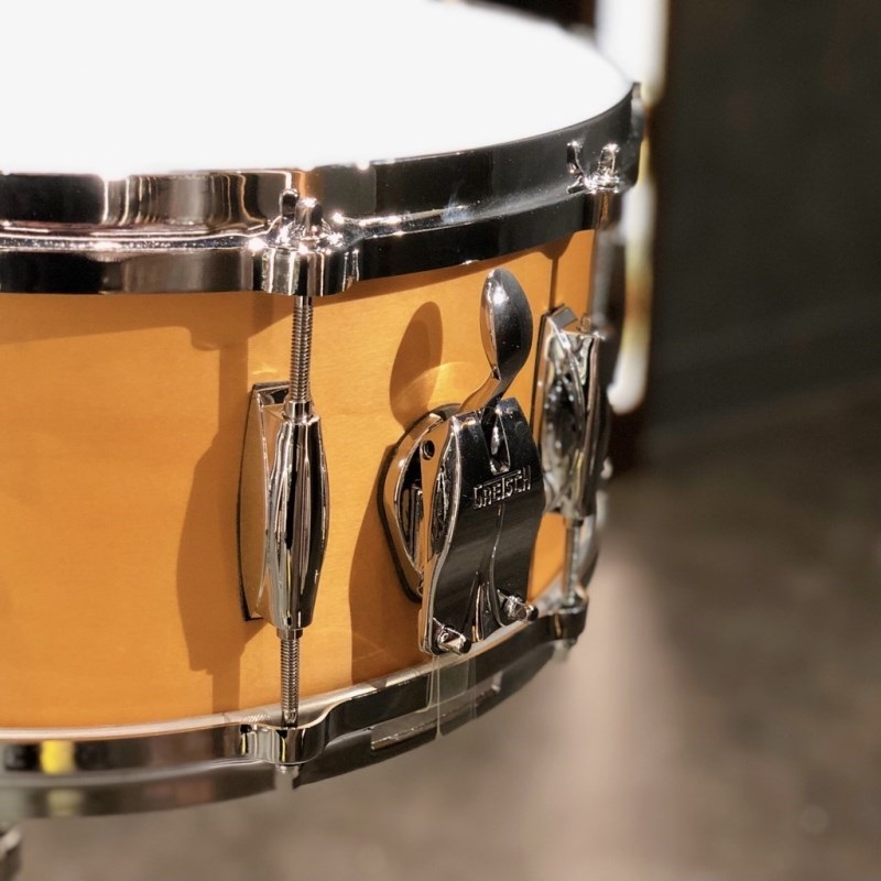 GRETSCH USA Custom Ridgeland Snare Drum 14×6.5 - Satin Natural