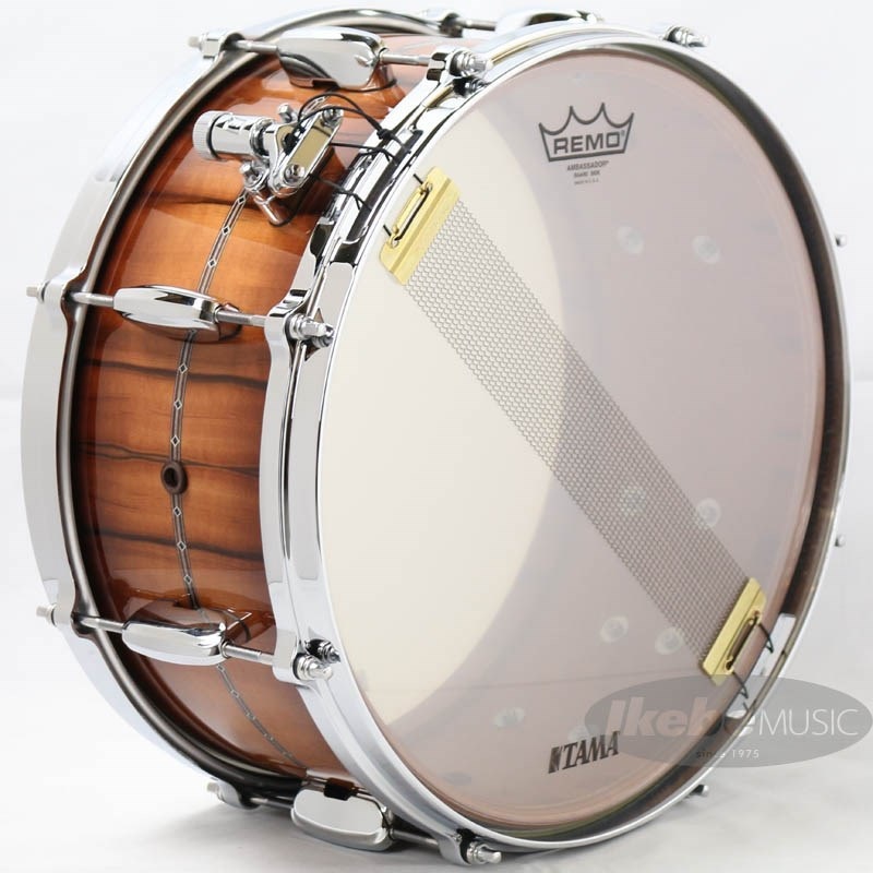 TAMA STAR Mahogany Snare Drum 14×6.5 - Tineo outer ply [THS1465S-CTB] 【限定品/店頭展示特価品】 画像7