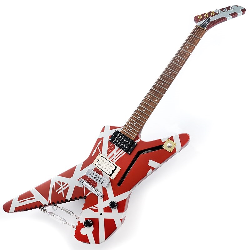 EVH Striped Series Shark (Burgundy with Silver Stripes) 【在庫処分