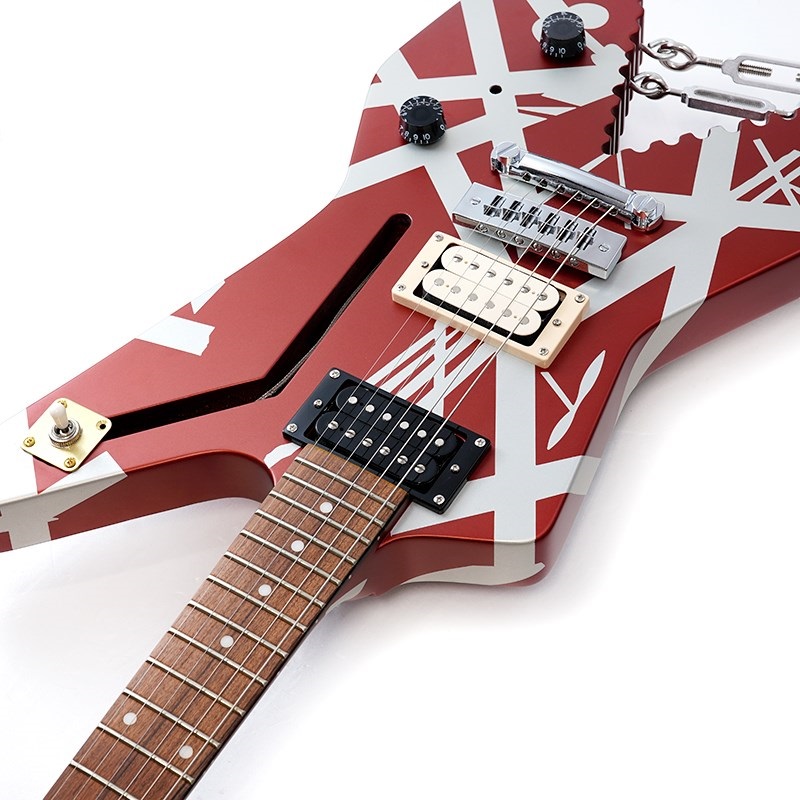 EVH Striped Series Shark (Burgundy with Silver Stripes) 【在庫処分