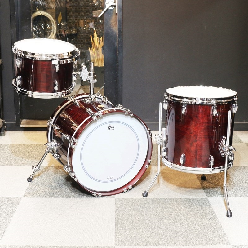 GRETSCH USA Custom 3pc Drum Kit - WALNUT GLOSS [BD18、TT12、FT14