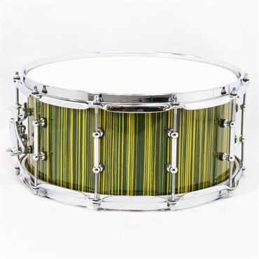 Ludwig LS403 Classic Maple Snare Drum [14×6.5]-ELECTRO STATIC YELLOW 【廃番特価】 画像1