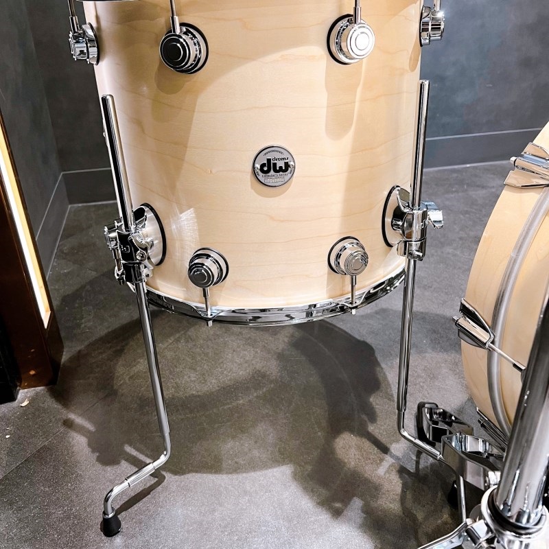 dw Collector's Santa Monica 4pc Drum Kit [BD22，FT16，TT12＆10][Natural Satin Oil] 画像2