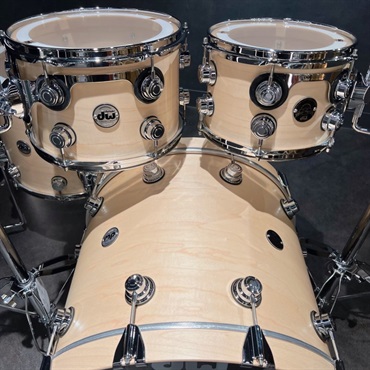 dw Collector's Santa Monica 4pc Drum Kit [BD22，FT16，TT12＆10][Natural Satin Oil] 画像4