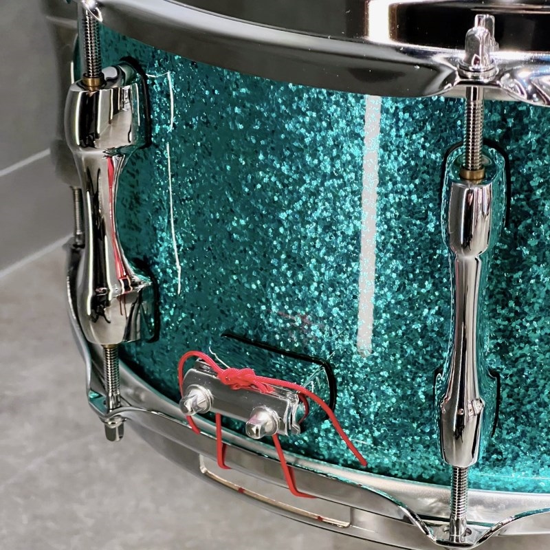 SAKAE OSAKA HERITAGE SD1365MA/M-TC [Maple Snare Drum 13''×6.5'' - Turquoise Champagne] 画像2