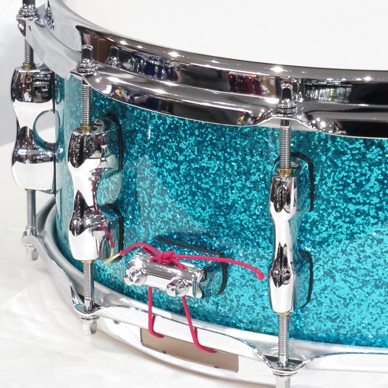 SAKAE OSAKA HERITAGE SD1455MA/M-TC [Maple Snare Drum 14''×5.5'' - Turquoise Champagne] 画像4