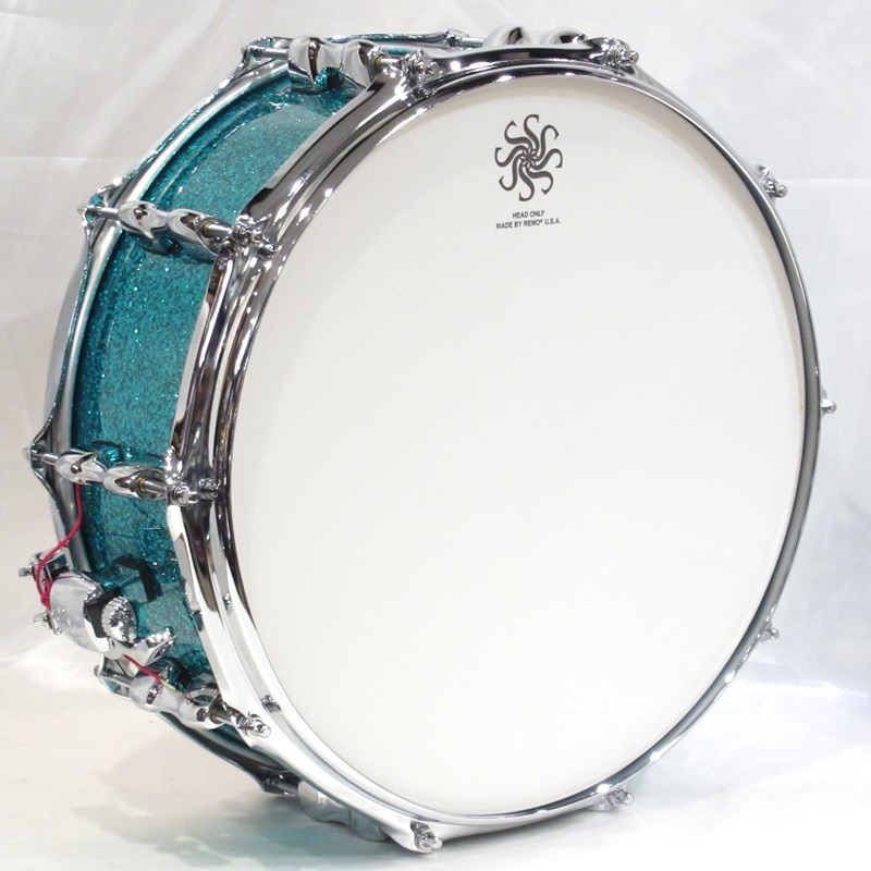 SAKAE OSAKA HERITAGE SD1455MA/M-TC [Maple Snare Drum 14''×5.5'' - Turquoise Champagne] 画像5