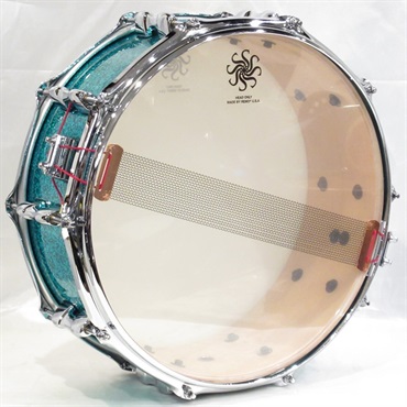 SAKAE OSAKA HERITAGE SD1455MA/M-TC [Maple Snare Drum 14''×5.5'' - Turquoise  Champagne] ｜イケベ楽器店オンラインストア