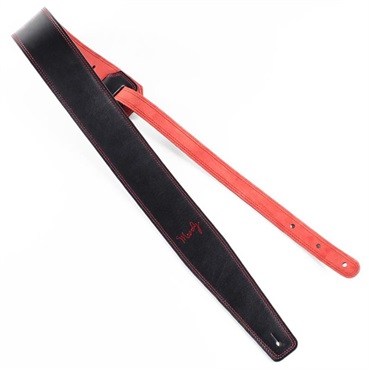 Moody Leather-Suede 2.5inch Standard Tail [Black-Red] 画像3