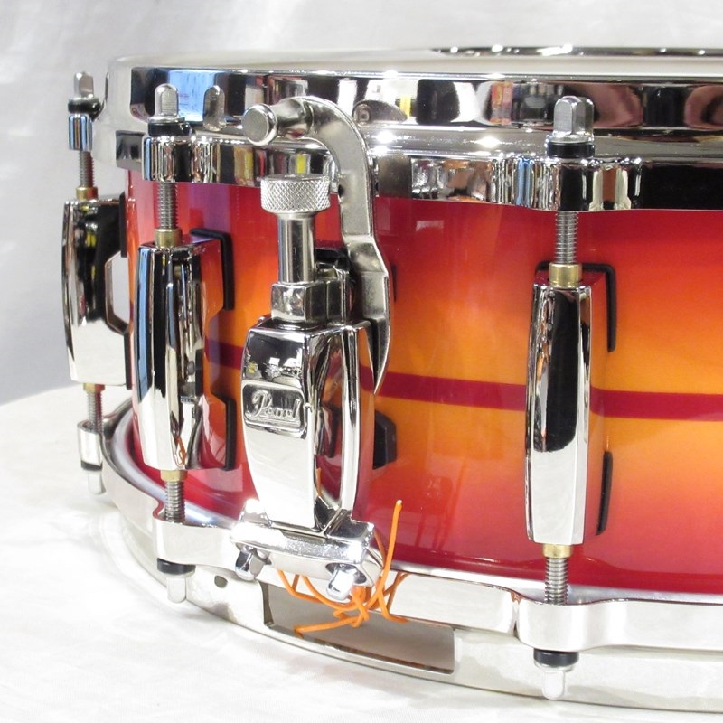 Pearl Masters Maple Gum Snare Drum 14×5 - #857 Suburst Red Stripe  [MMGC1450S/N #857]【イベント展示特価品】 ｜イケベ楽器店オンラインストア