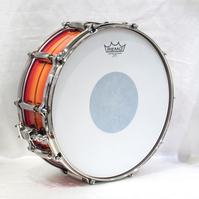 Pearl Masters Maple Gum Snare Drum 14×5 - #857 Suburst Red Stripe [MMGC1450S/N #857]【イベント展示特価品】 画像5