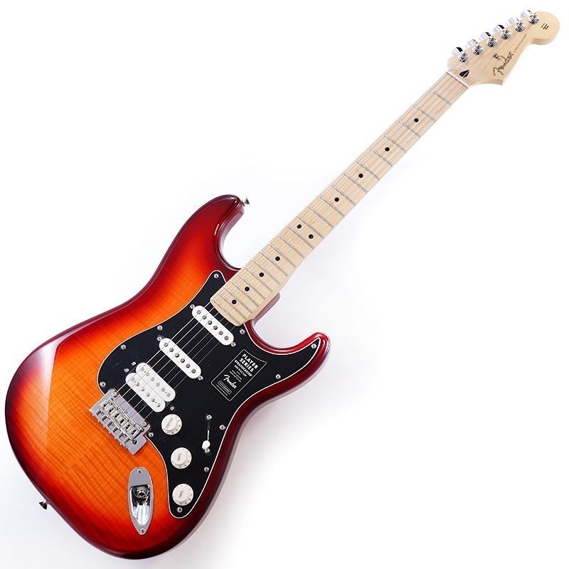 Fender MEX Player Stratocaster HSS Plus Top (Aged Cherry Burst ...