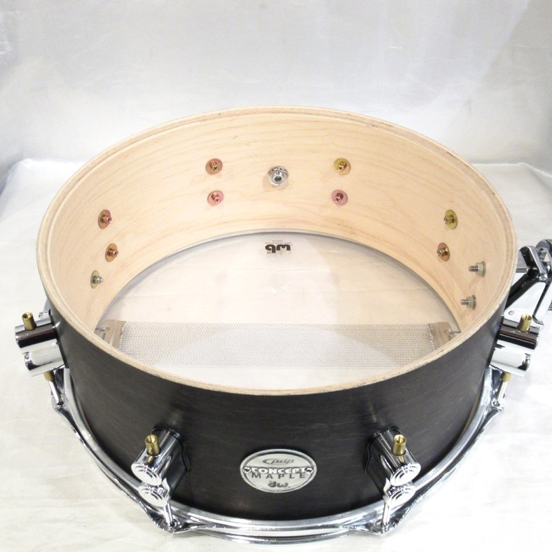 pdp by DW Concept Series Black Wax Maple 13×5.5 Snare Drum [PD