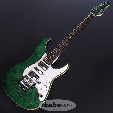 SCHECTER SD-2-24-AL (See-Thru Green/Rosewood) 画像1