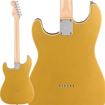 Squier by Fender Paranormal Custom Nashville Stratocaster (Aztec Gold/ Laurel Fingerboard) 画像1