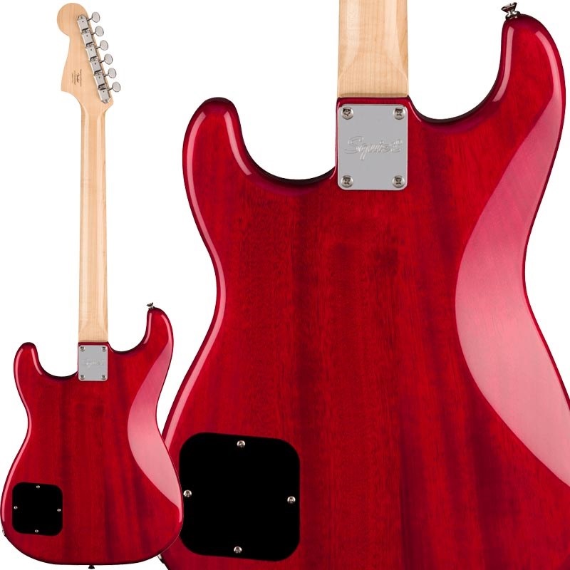 Squier by Fender Paranormal Strat-O-Sonic (Crimson Red Transparent/Laurel Fingerboard) 画像1