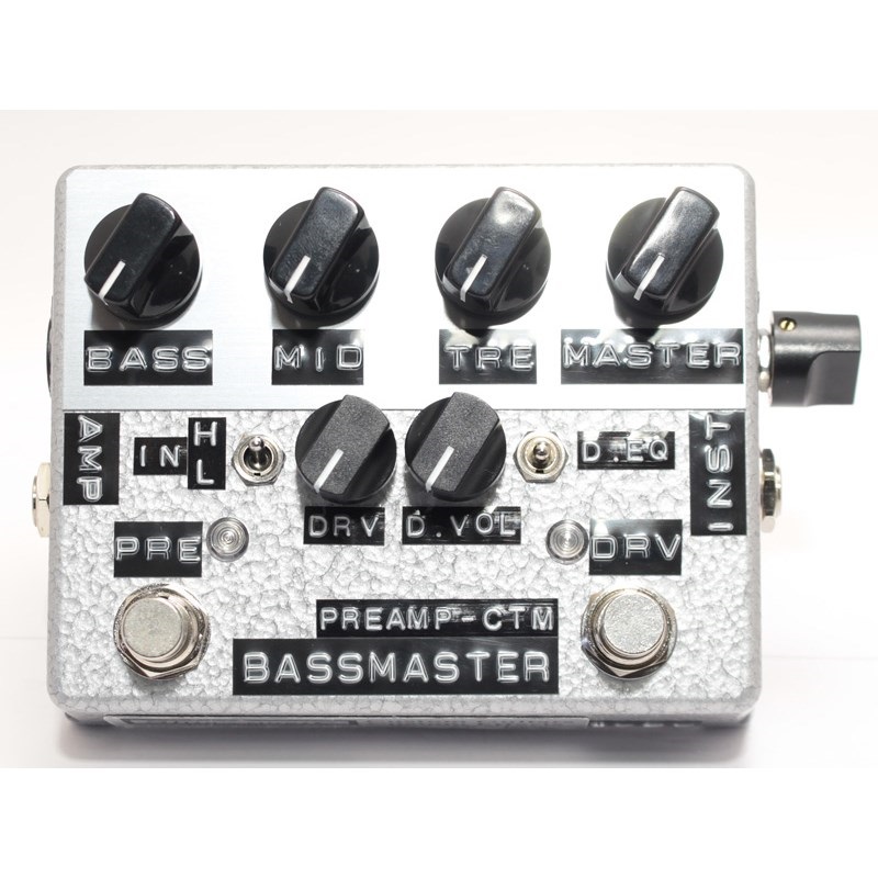 shin's music Bass Master Preamp Custom In.Atn-Sw/D.EQ-Sw Silver