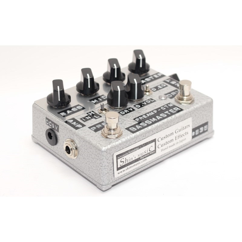 shin's music Bass Master Preamp Custom In.Atn-Sw/D.EQ-Sw Silver