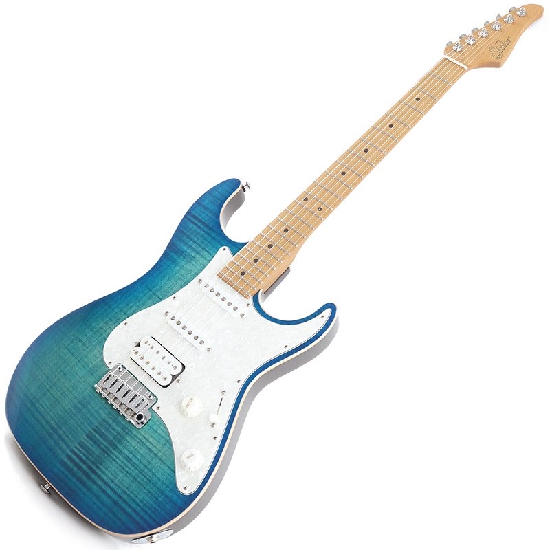 Suhr Guitars JE-Line Standard Plus (Aqua Blue Burst/Roasted Maple