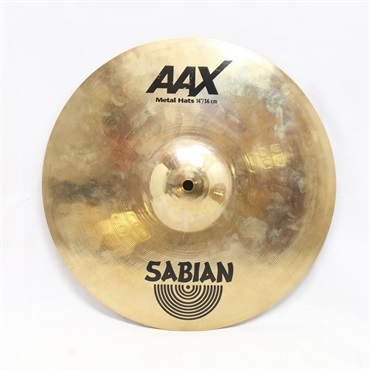 SABIAN AAX Metal Hats 14 Brilliant pair [AAX-14MEH-B] [1236g/1590g]【中古品】 画像2