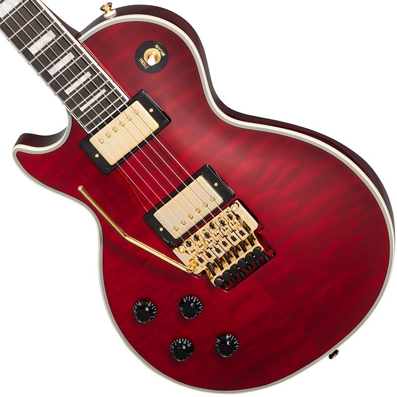 Epiphone Alex Lifeson Les Paul Custom Axcess Quilt (Ruby) Left-Handed 画像3