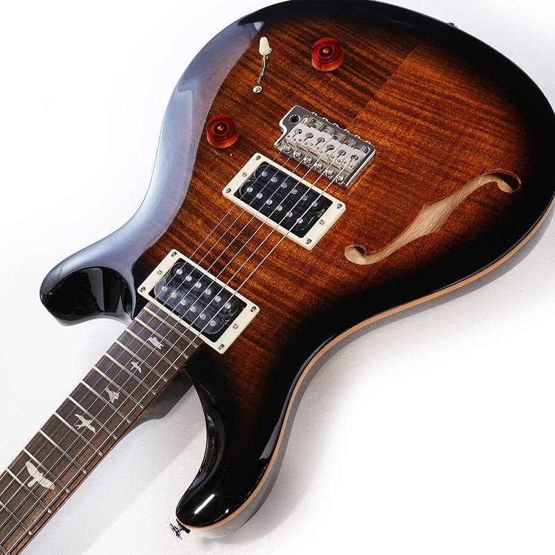 P.R.S. SE Custom 22 Semi-Hollow (Black Gold Burst) ｜イケベ楽器店オンラインストア