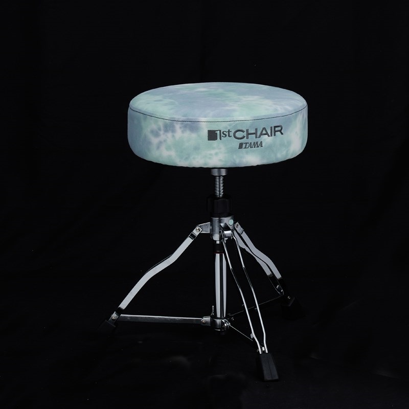 TAMA 1st CHAIR ROUND RIDER Limited Tie-Dye Fabric Top Seats
