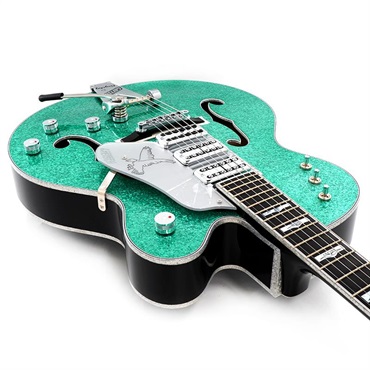 GRETSCH G6136T Kenny Falcon II with String-Thru Bigsby (Early Summer Green Sparkle/Ebony) 画像8