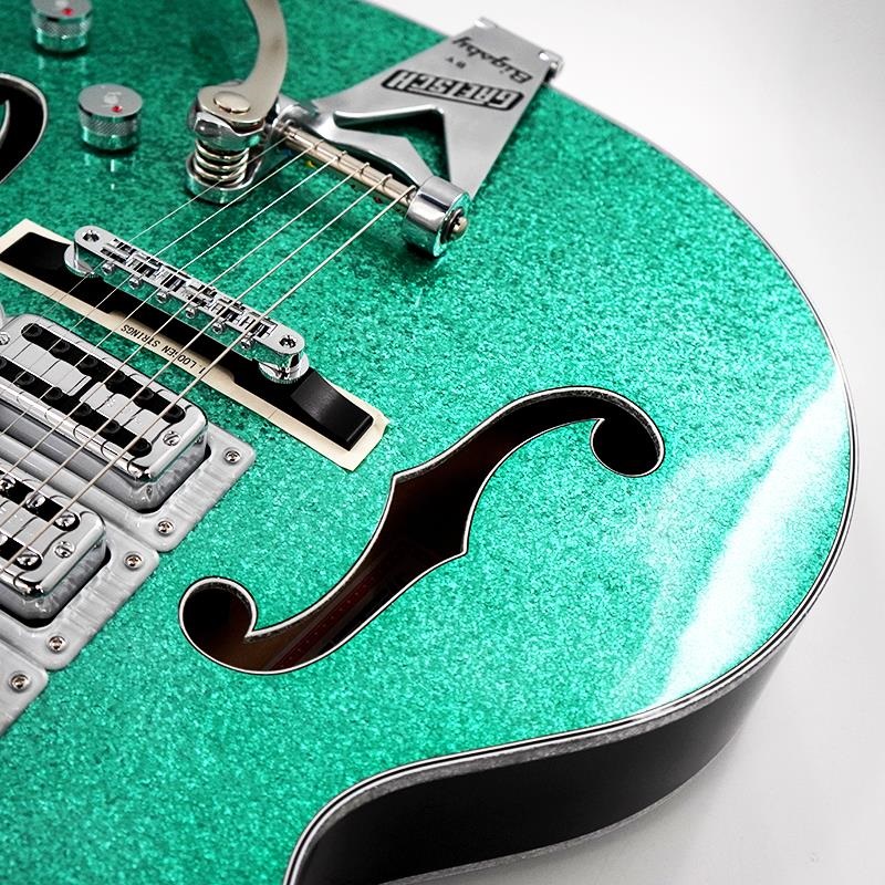 GRETSCH G6136T Kenny Falcon II with String-Thru Bigsby (Early Summer Green Sparkle/Ebony) 画像10