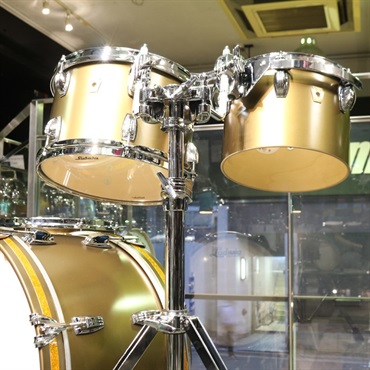 Ludwig Classic Maple MOD 4pc Drum Set [20BD，15FT，14FT，12TT，10TT(Single Head)] -VINTAGE BRONZE MIST 画像5