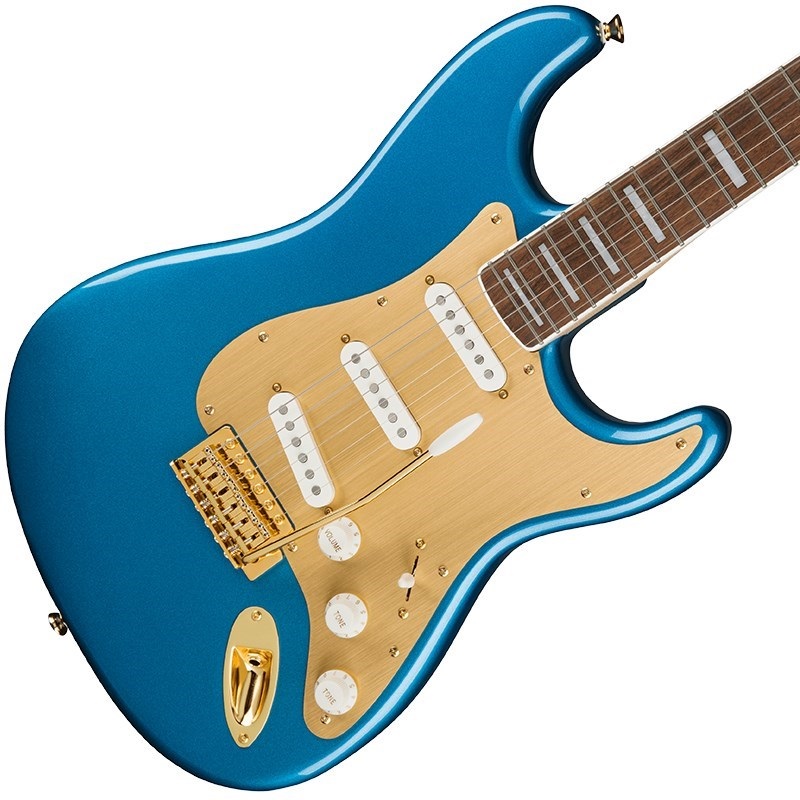 Squier by Fender 40th Anniversary Stratocaster Gold Edition (Lake Placid Blue/Laurel Fingerboard) 【特価】 画像2