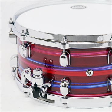 TAMA Starclassic Walnut/Birch Snare Drum 14×6.5 - Lacquer Phantasm Oyster [WBSS65-LPO] 画像4