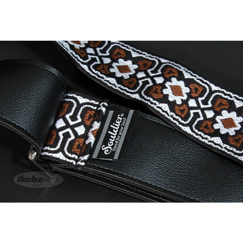Souldier Strap Ace Replica Straps Fillmore Brown/White [VGS299]  ｜イケベ楽器店オンラインストア