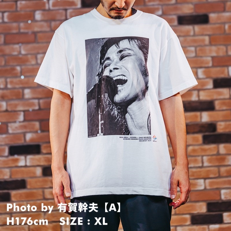 Ikebe Original 忌野清志郎 フォトプリントTシャツ Photo by 有賀幹夫 