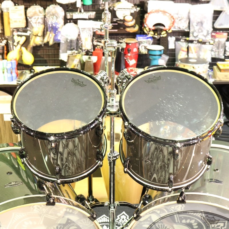 Pearl Carbonply Maple 5pc Drum Kit [24BD×2，FT16，13TT，12TT] タム 