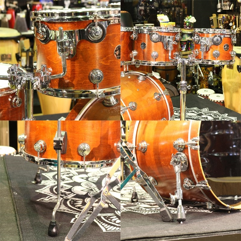 dw 1998's Collector's Maple 5pc Drum Kit [BD22，FT16，TT10&12&13] タムスタンド付属【中古品】 画像5