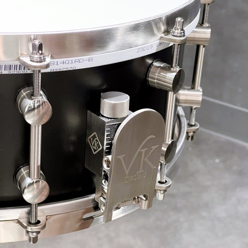 VK DRUMS Stainless Steel 1.5mm 14×5.5 Snare Drum [Made in England] 画像1