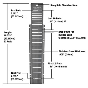 MUSIC NOMAD 【お取り寄せ商品】 MN801 Fret Shield for Gibson Electric Guitar Fret Scale 画像5