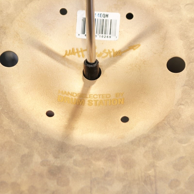 MEINL Byzance Vintage Equilibrium Hihats 14 - Matt Garstka Signature [B14EQH/920g/972g] [2023 MEINL FACTORY TOUR 選定品] 画像2