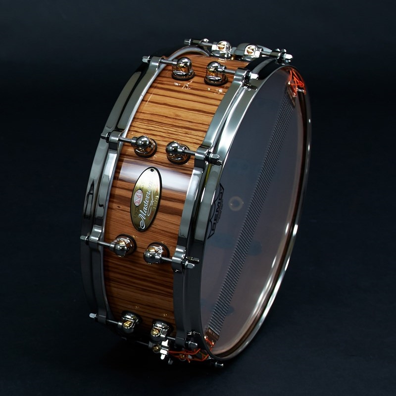 Pearl Masterworks Snare Drum 14×5 - Gloss Natural Zebrawood w/Nickel Parts  [MWA1450S] ｜イケベ楽器店オンラインストア