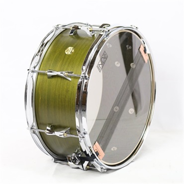 INDe Flex-Tuned Maple Snare Drum 14×6.5 -Matte Olive Lacquer 画像3