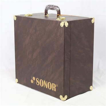 SONOR SQ2 14x7 Beech Medium Snare Drum -  Semi Gloss Dark Roots / Black Parts 画像8