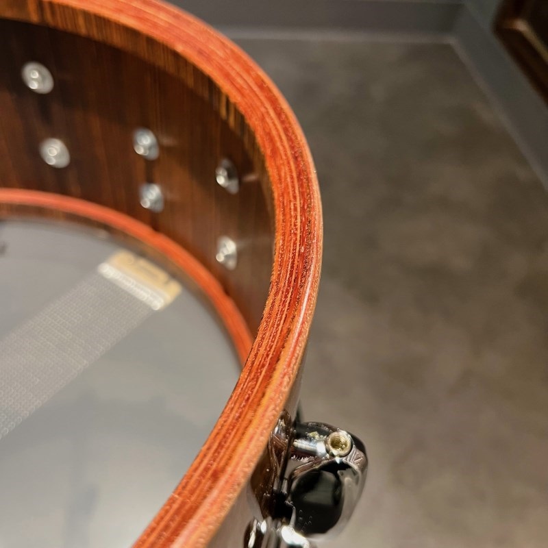 TAMA STAR BUBINGA Snare Drum 14×6.5 [TBS1465SL-NTI] - Natural Indian Laurel 【店頭展示特価品】 画像3