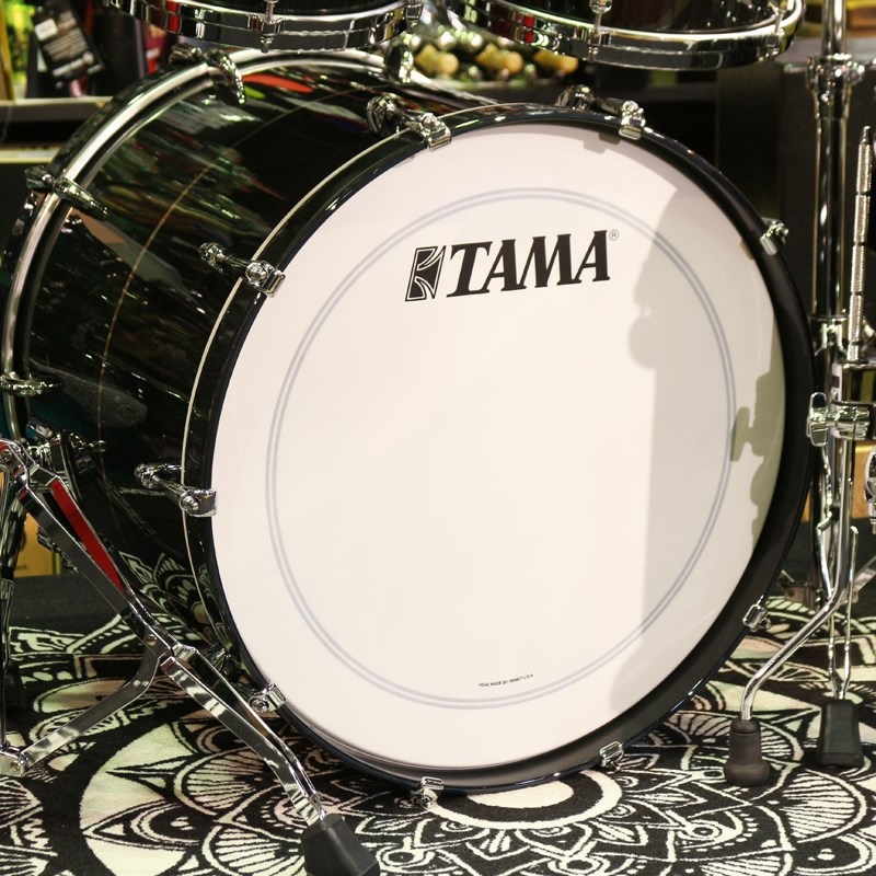 TAMA STAR Bubinga 4pc Drum Kit [22BD，16FT，12&10TT] -Dark Green 