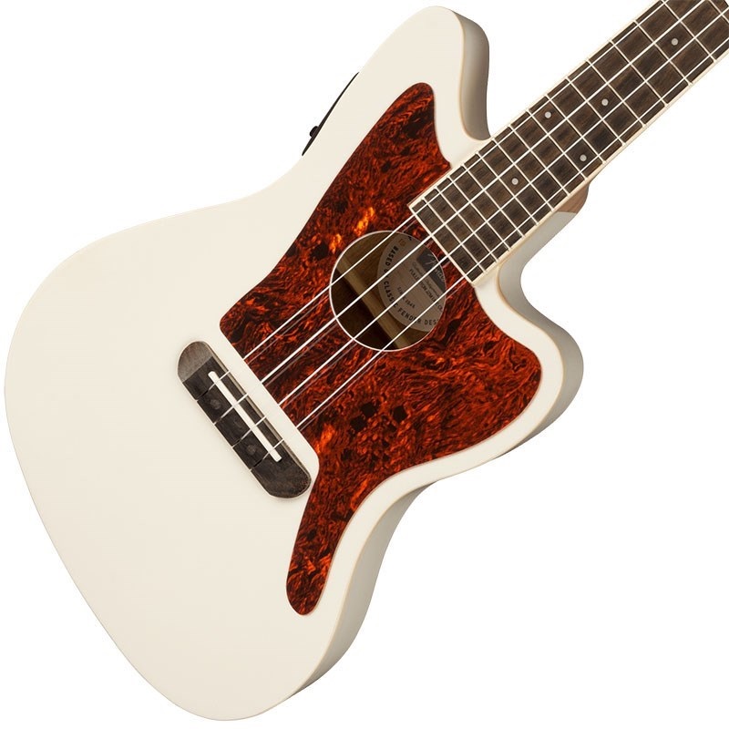 Fender Acoustics 【数量限定特価】【クリスマススペシャルSALE】 Fender Fullerton Jazzmaster Uke (Olympic White) フェンダー 画像2